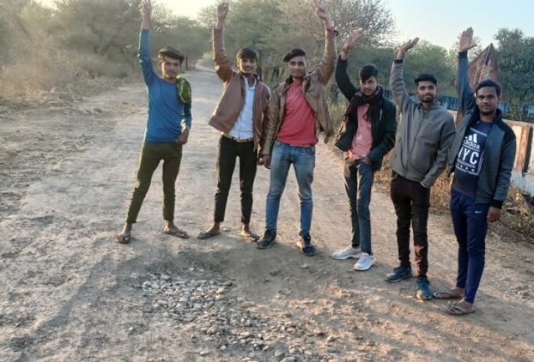 खस्ताहाल सड़क को दुरुस्त नहीं करवाया तो करेंगे उग्र आंदोलन