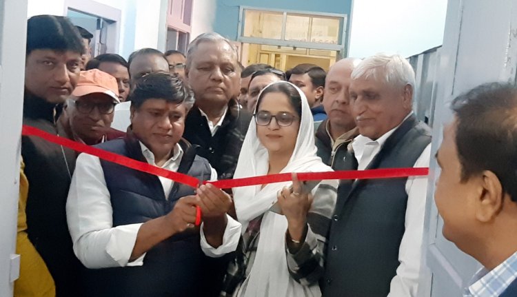 विधायक ने किया 35 लाख के चिकित्सा उपकरणों का लोकार्पण