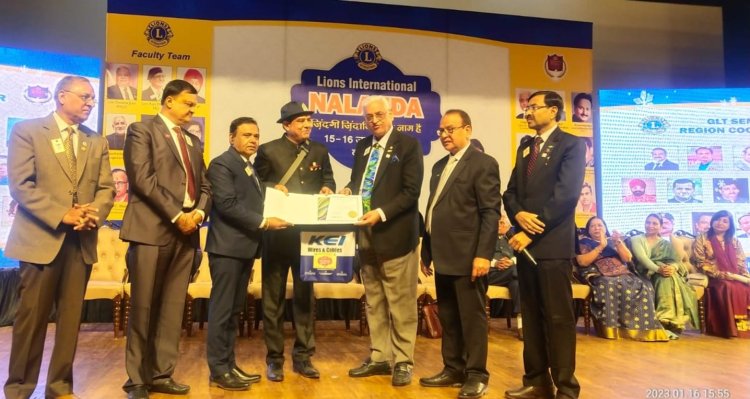 लायन गिरीश गुप्ता बेस्ट लीडर कन्वीनर इंटरनेशनल डायरेक्टर अवार्ड से सम्मानित