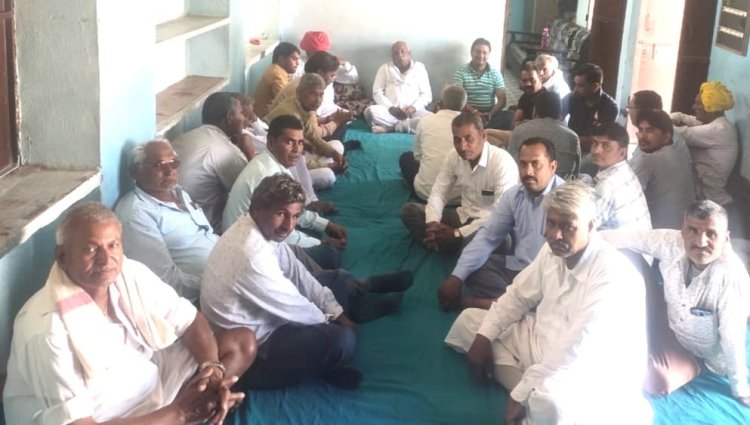 धाकड़ समाज के 24 वें सामूहिक विवाह सम्मेलन को लेकर बैठक आयोजित