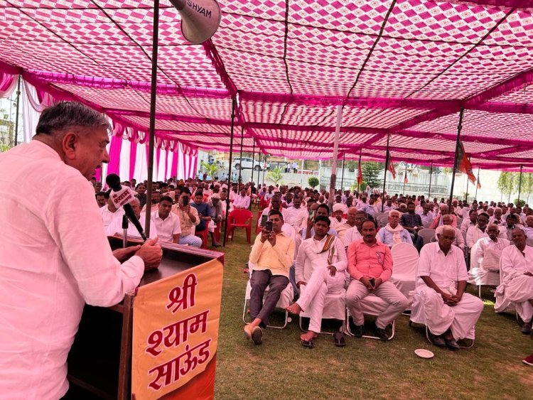 मिलन समारोह में बाजौर ने नीमकाथाना विधानसभा में जंगल राज बताया
