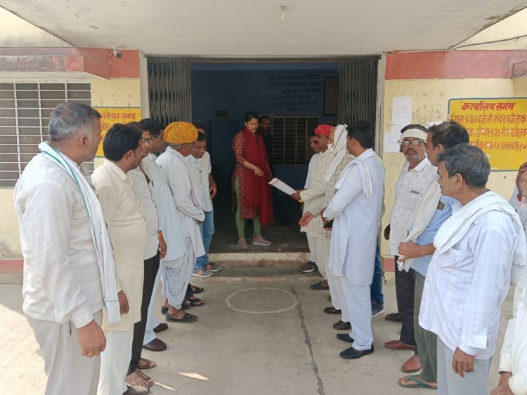 अति ओलावृष्टि से रबी की फसल चौपट का सर्वे करवाकर जल्द किसानो को मुआवजा दे,भारतीय किसान संघ पदाधिकारी