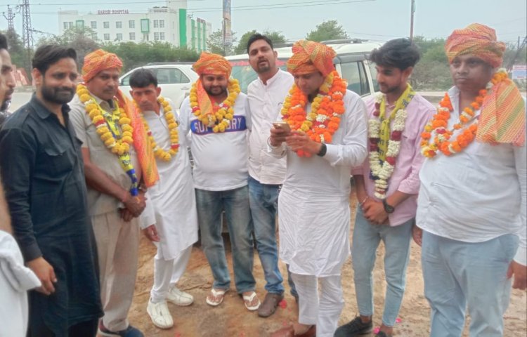नवनियुक्त पदाधिकारियों का कार्यकर्ताओं द्वारा किया गया जोरदार स्वागत