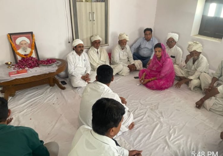 भाजपा नेत्री चौधरी ने दी समाज सूधारक सारण को श्रद्धांजलि।