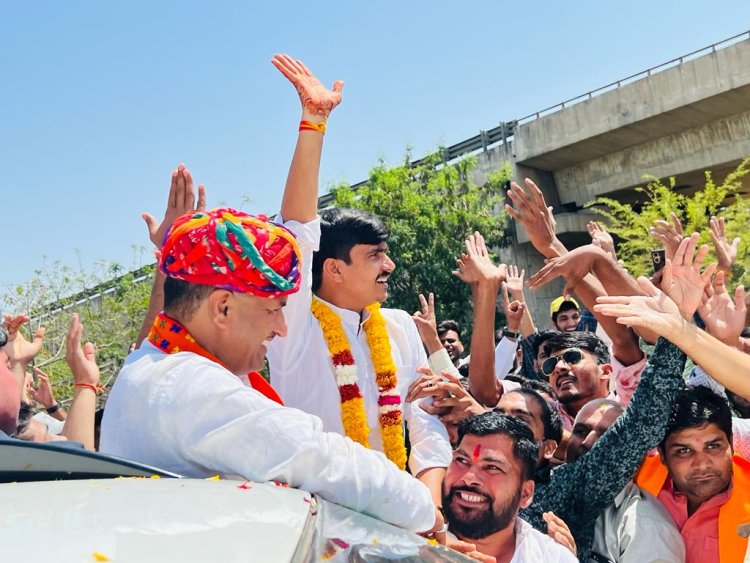 भाजपा कार्यकर्ताओ ने नवनियुक्त प्रदेशाध्यक्ष सीपी जोशी का जगह-जगह किया भव्य स्वागत
