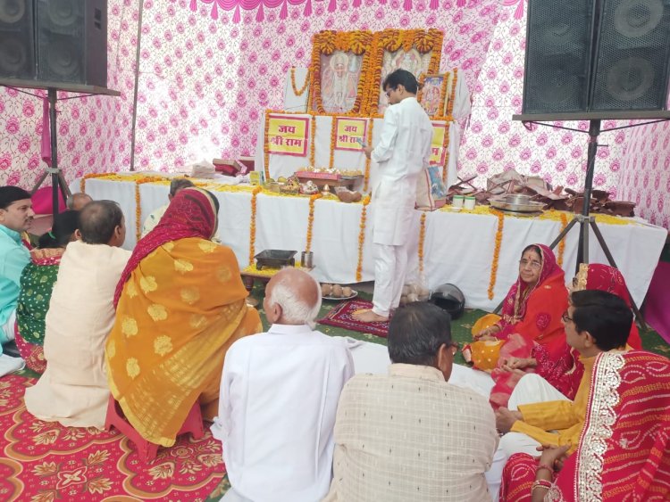 राम नवमी के अवसर पर 551 रामभक्तों के द्वारा भव्य संगीतमय सुंदरकांड पाठ का आयोजन