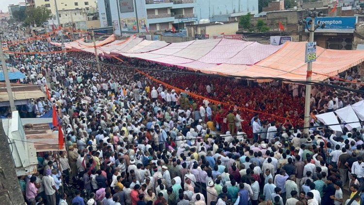 गुढ़ागौड़जी बचाओ संघर्ष समिति के सौजन्य से गुढ़ागौड़जी में उमड़ा जन सैलाब..