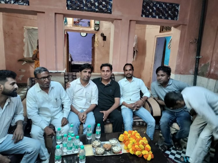 बहरोड़ विधायक बलजीत यादव ने सरकार की रीति नीति के खिलाफ पाटन में दौड़ लगाई