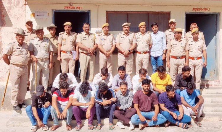 पुलिस ने अपराधियों पर कसा शिकंजा, 15 वांछित बदमाश पुलिस की गिरफ्त में