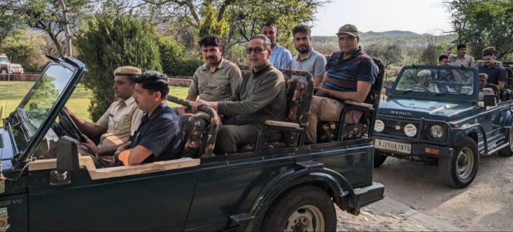 पर्यटन मंत्री ने किया सरिस्का भ्रमण