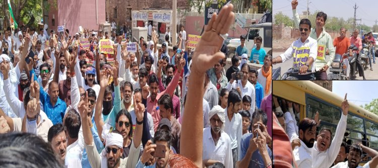 सैंकड़ों लोग पहुंचे गिरफ्तारी देने, 150 लोगों को पुलिस ने किया डिटेन तेज हुआ सुजला जिले का आन्दोलन