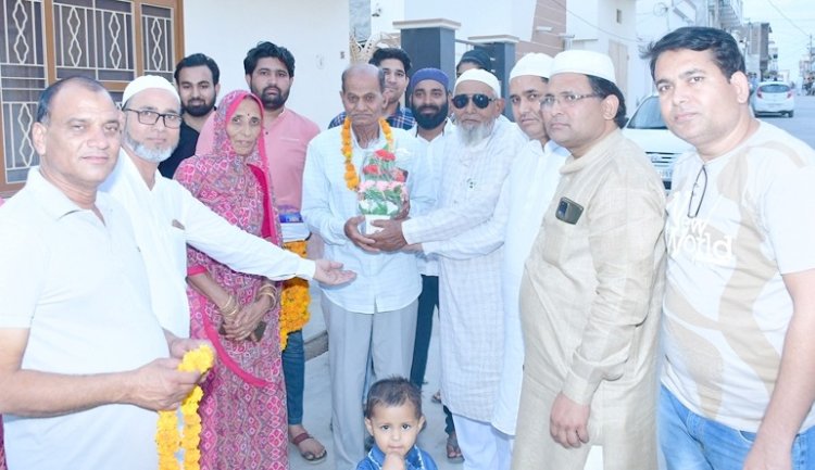 नवनिर्वाचित चैयरमेन का वार्डवासियों ने किया स्वागत