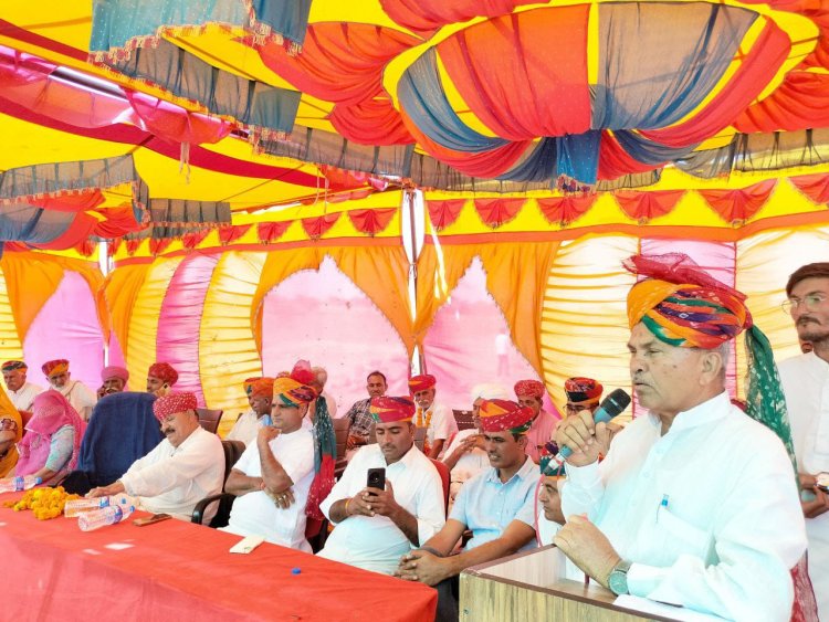 बाछड़ाऊ प्राथमिक स्वास्थ्य केंद्र का किया शिलान्यास