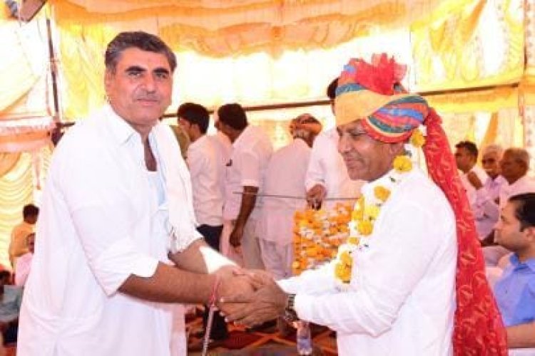 उप तहसील चवा में मेढ़ क्षत्रिय स्वर्णकार समाज,चवा में जगदंबा एवं भैरूजी मंदिर प्रथम वर्षी महोत्सव एवं सार्वजनिक सभा भवन के भव्य लोकार्पण समारोह आयोजित हुआ ।।