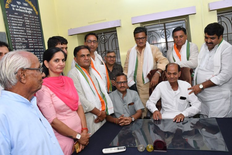 राठौड ने किया होलसेल भण्डार के नव निर्वाचित सदस्यों का अभिनन्दन