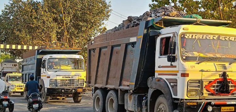 ओवरलोड वाहनों के प्रति परिवहन विभाग मौन