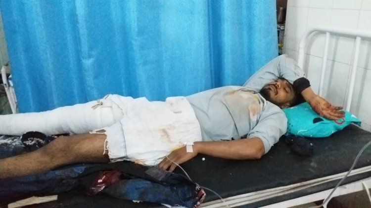 सड़क हादसे में एक की मौत एक घायल