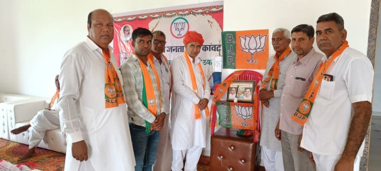 भाजपा मंडल कांवट कार्यसमिति की बैठक आयोजित