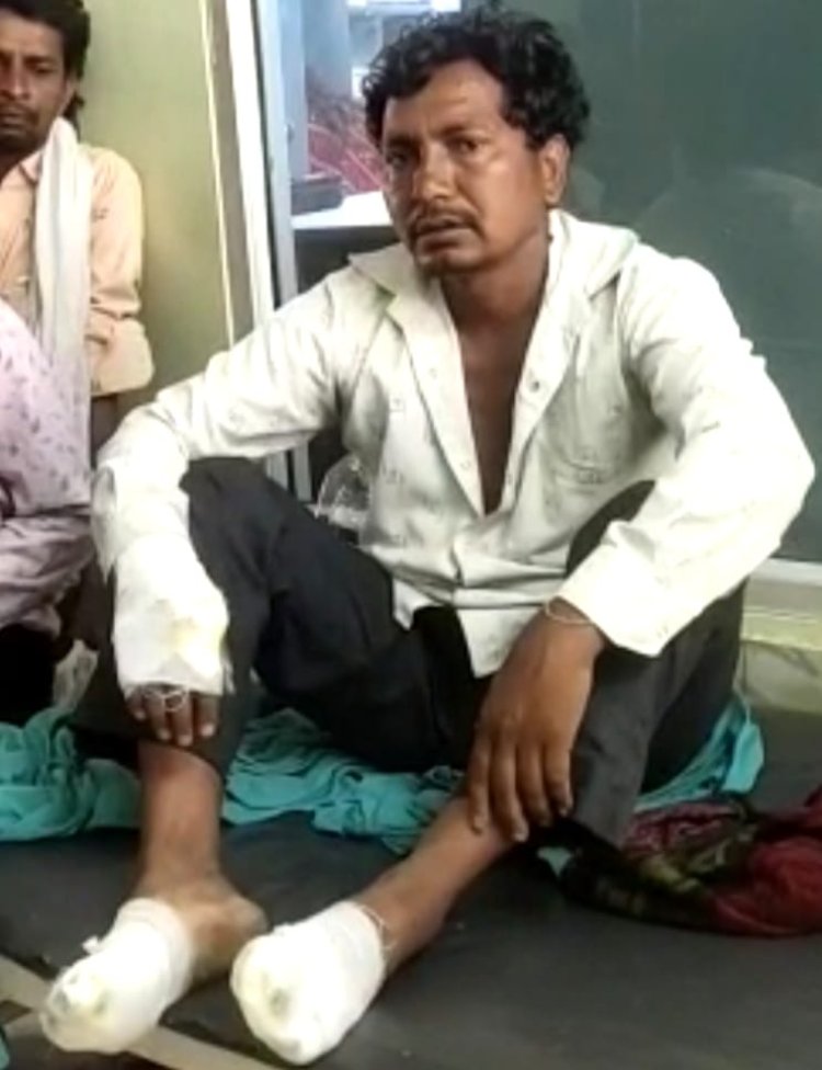 घरों में 11 केवी विद्युत लाइन का करंट प्रवाहित होने से 1 की मौत 2 घायल