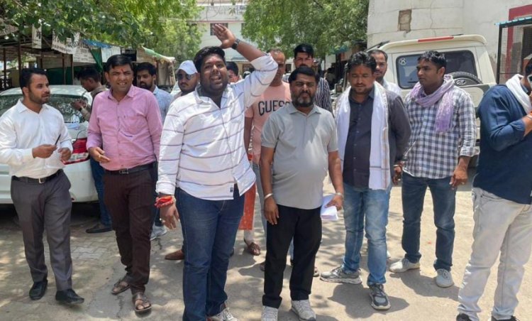 निष्पक्ष जांच कर कार्यवाही की मांग, धरने की चेतावनी