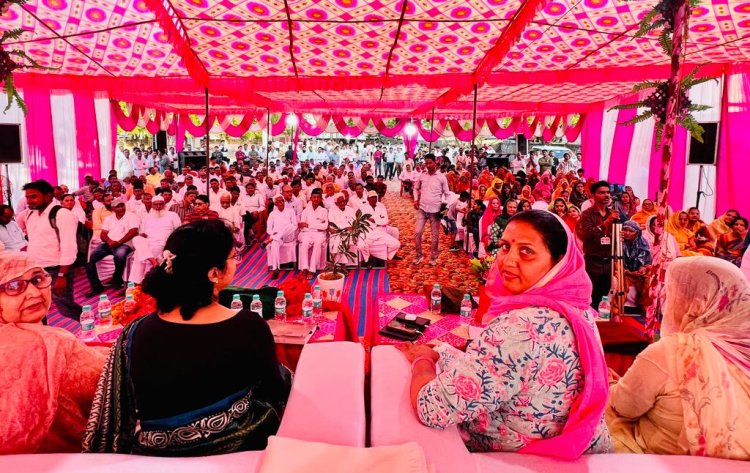 सादुलपुर विधायक कृष्णा पुनिया ने किया गांधी पार्क का शिलान्यास, कहा बीजेपी और बसपा ने जो गड्डे खोदे थे उनको भरने का काम हमने किया