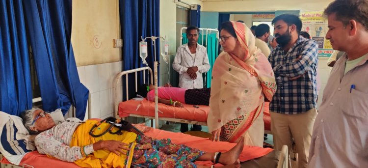 उद्योग मंत्री ने सीएचसी का निरीक्षण कर आमजन को बेहतर स्वास्थ्य सुविधाएं प्रदान करने के दिए निर्देश 
