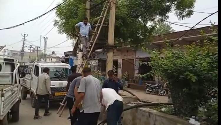 केबल फाल्ट से उपकरण फुंके