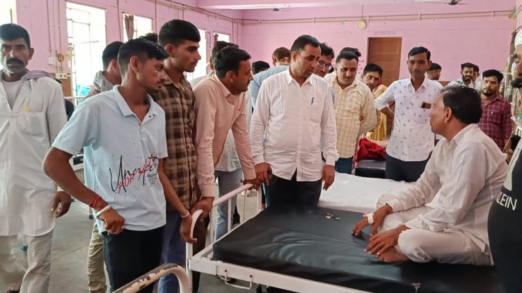 आरएलपी के पदाधिकारियों ने राजकीय अस्पताल का किया औचक निरीक्षण, अस्पताल प्रभारी से की अस्पताल की व्यवस्थाओं को लेकर वार्ता