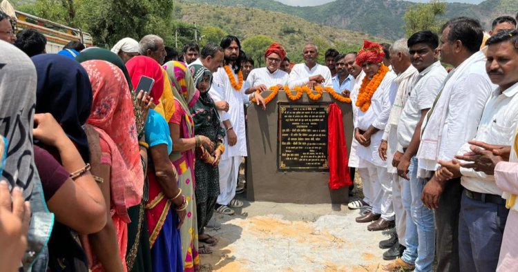 इंटरलॉकिंग टाइल्स सड़क का उद्घाटन हुआ संपन्न