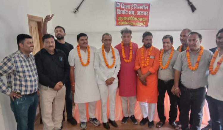 अमित शर्मा बने जिला टेनिस बॉल क्रिकेट संघ के जिला अध्यक्ष