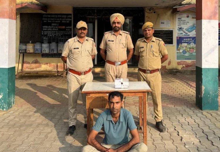 अवैध हथियार एक देशी पिस्टल सहित एक अभियुक्त गिरफ्तार