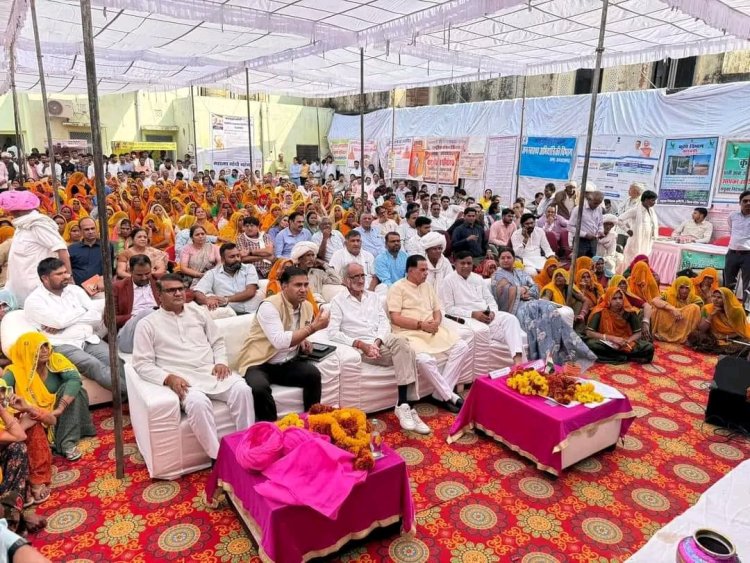 जनजातीय गौरव दिवस समारोह का जिला स्तरीय समारोह जमवारामगढ़ में हुआ आयोजित