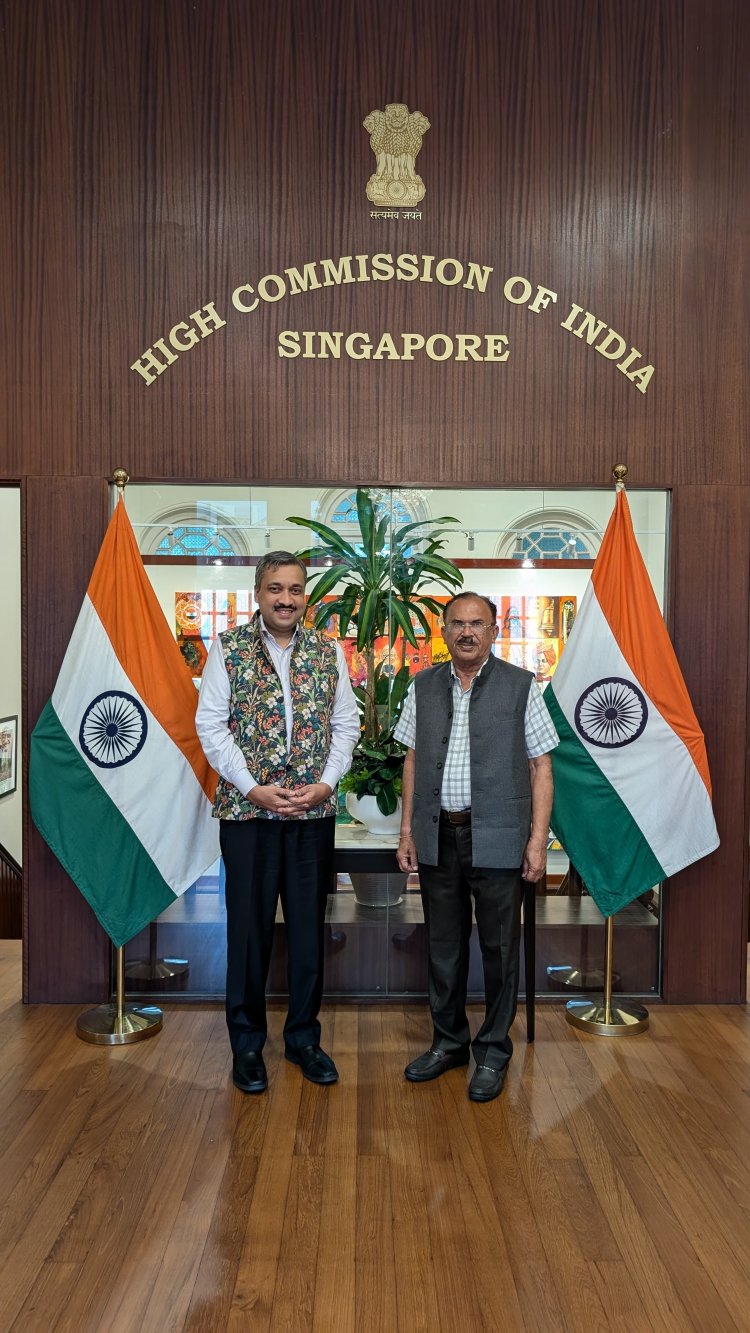 विधानसभा अध्यक्ष देवनानी का सिंगापुर दूतावास में अभिनंदन, भारत-सिंगापुर रिश्तों पर चर्च