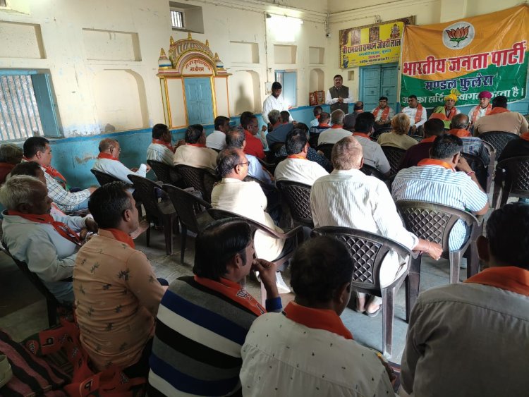 भाजपा संगठन पर्व को लेकर कार्यशाला आयोजित