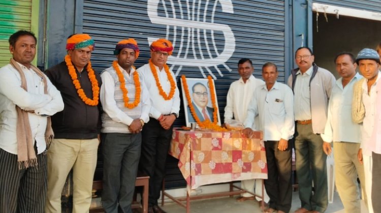 नवनिर्वाचित पदाधिकारी का किया सम्मान