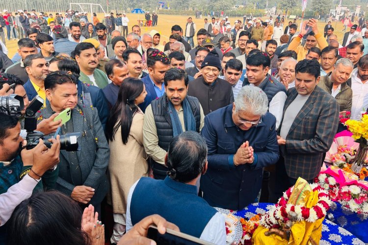 अलवर सांसद खेल उत्सव का भव्य शुभारंभ: 10,000 युवा खेल प्रतिभाओं को मिलेगा मंच