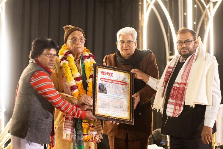 अनुवाद और लिप्यंतरण में योगदान के लिए देवी प्रसाद बागड़ोदिया सम्मानित