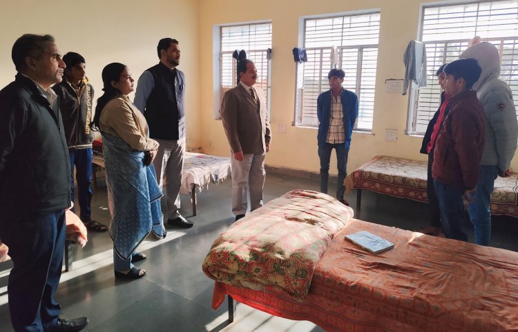 जिला विधिक सेवा प्राधिकरण अध्यक्ष ने किशोर गृह का त्रैमासिक निरीक्षण किया