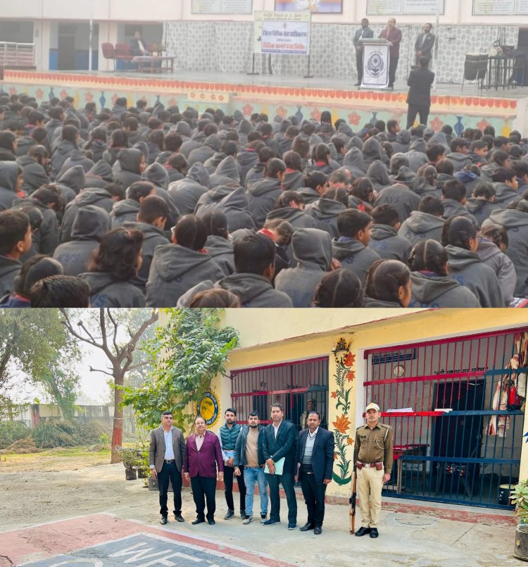 विधिक जागरूकता शिविर में बच्चों को दी कानूनी जानकारी, बहरोड़ उपकारागृह का निरीक्षण