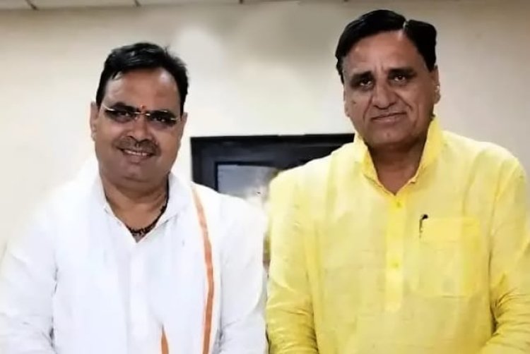 सीएम भजनलाल से विधायक हरलाल सहारण की मुलाकात, किसानों की समस्याओं की रखी बात 