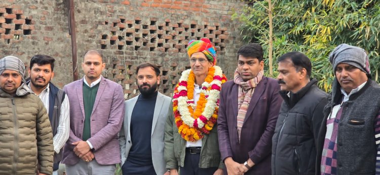 उत्कृष्ट कार्य के लिए किया सम्मानित