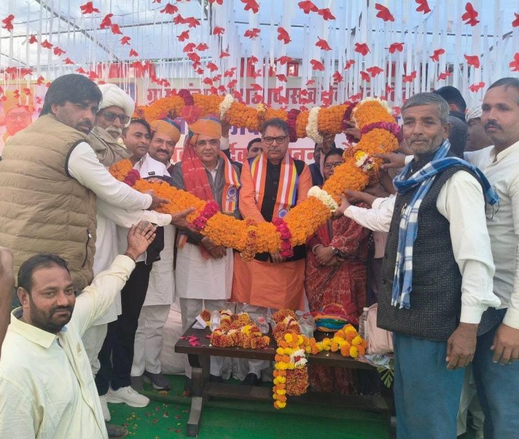राजावास में 1.12 करोड़ के विकास कार्यों का लोकार्पण, शिक्षक नई पीढ़ी के शिल्पकार: डॉ. पूनियां