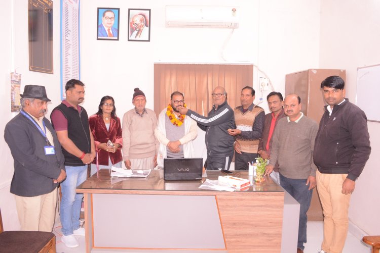सहायक निदेशक कुमार अजय का पदोन्नति पर स्वागत, चूरू में हर्ष का माहौल  
