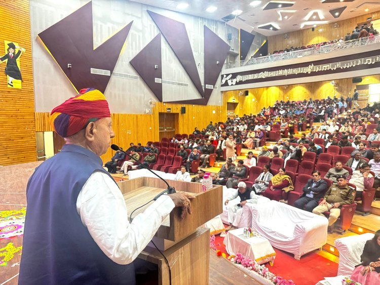 मुख्यमंत्री रोजगार उत्सव: केंद्रीय मंत्री भागीरथ चौधरी ने 13,000 युवाओं को नियुक्ति पत्र सौंपे, रोजगार और विकास को बताया प्राथमिकता