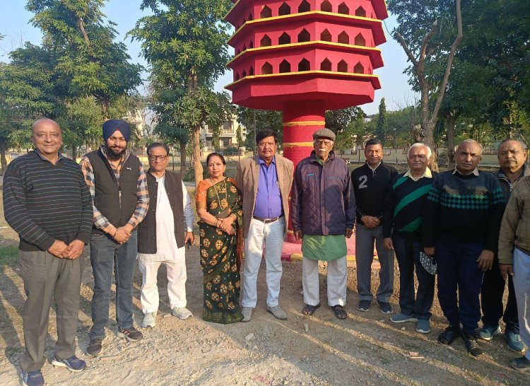 दसवें कबूतर घर का किया लोकार्पण, नो मंजिल के कबूतर घर में 216 घर