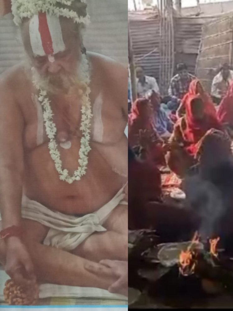 श्रद्धालुओं ने की प्रयागराज में हुई दर्दनाक घटना में मृतकों की आत्मशांति के लिए यज्ञ व मोक्ष प्राप्ति की प्रार्थना