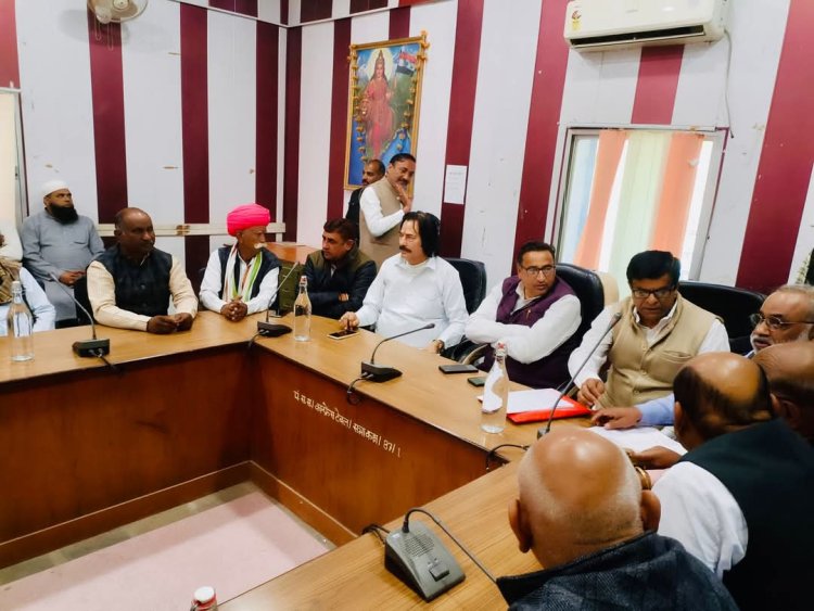 भाजपा जिलाध्यक्ष बसंत शर्मा का सरदारशहर में भव्य स्वागत