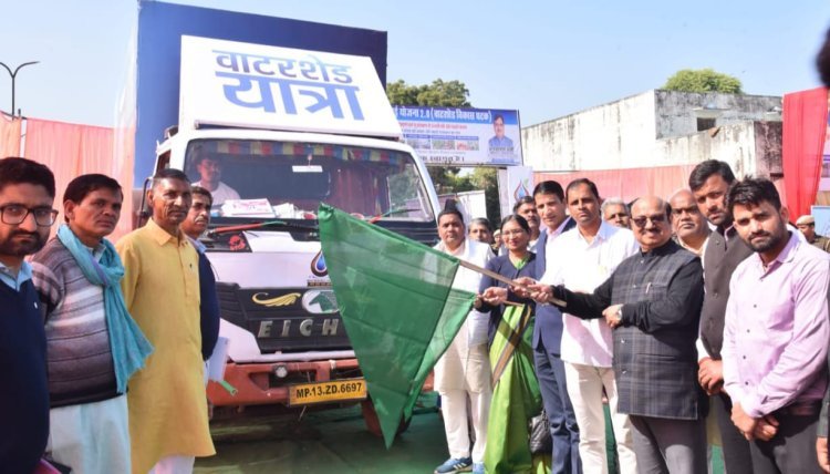 जन-जन को जल, जंगल और जमीन बचाने का संदेश देती प्रधानमंत्री कृषि सिंचाई योजना की जलग्रहण यात्रा का भव्य शुभारंभ