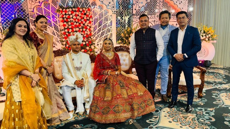 नरैना मूल के अनूप मंत्री राष्ट्रपति भवन में ऐतिहासिक विवाह समारोह के साक्षी बने