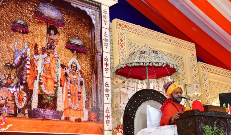 मुख्यमंत्री भजनलाल शर्मा ने श्रीमद् भागवत कथा का श्रवण कर प्रदेशवासियों के लिए की प्रार्थना